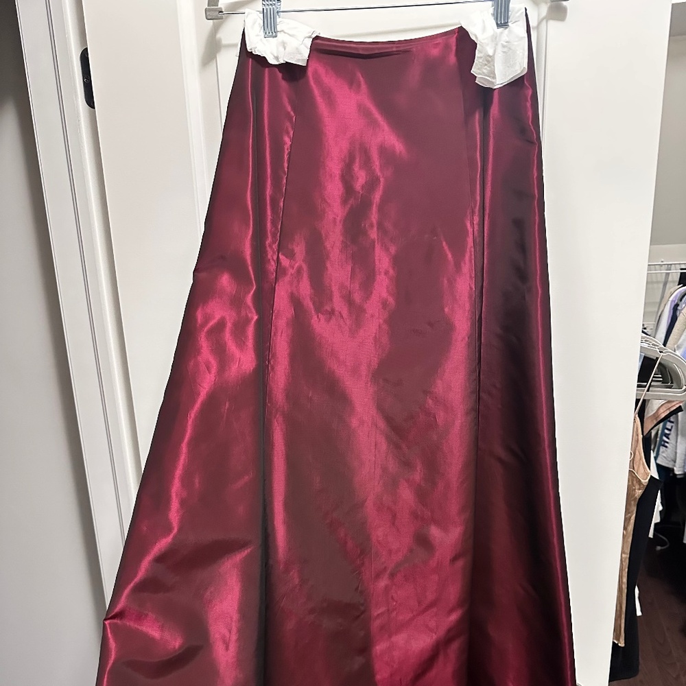 Raw Silk Floor length Skirt